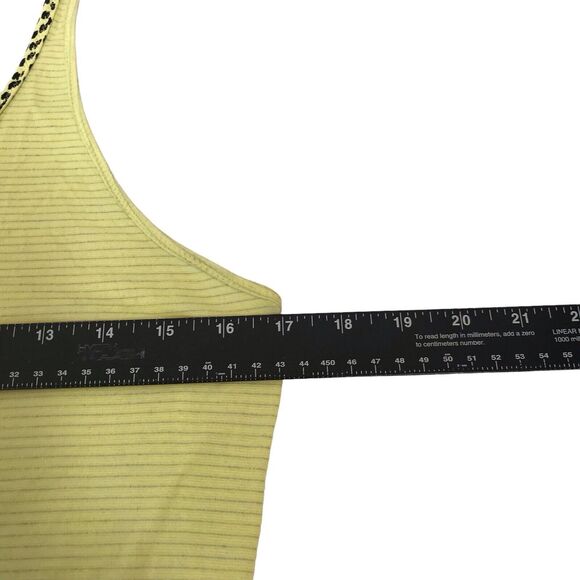 Lululemon What the Sport Singlet Tanks - size 4 - Heathered Clarity Yellow - Picture 7 of 8